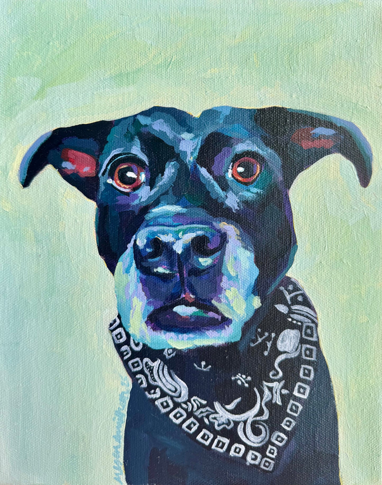 Custom Pet Portrait Painting