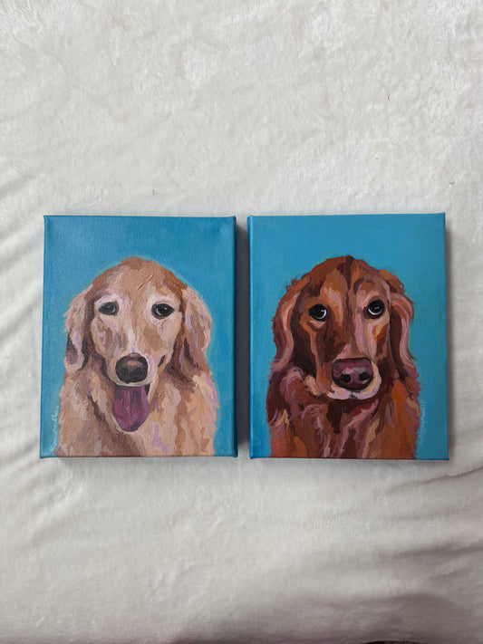 Custom Pet Portrait Painting