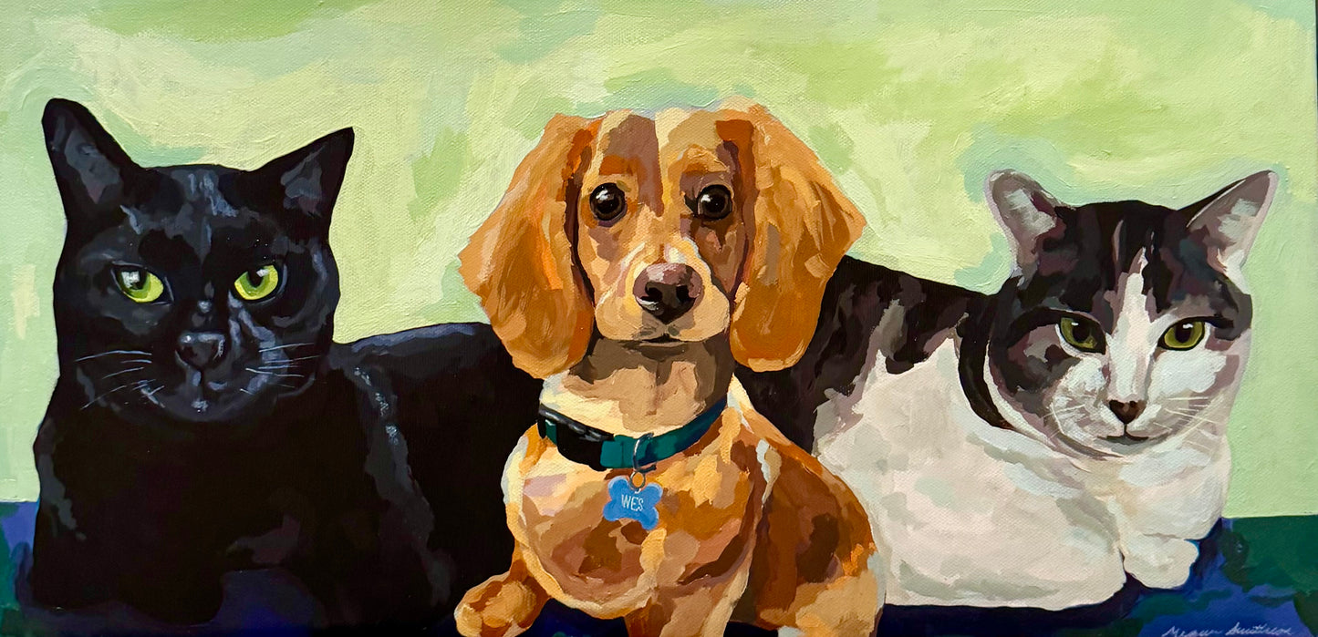 Custom Pet Portrait Painting
