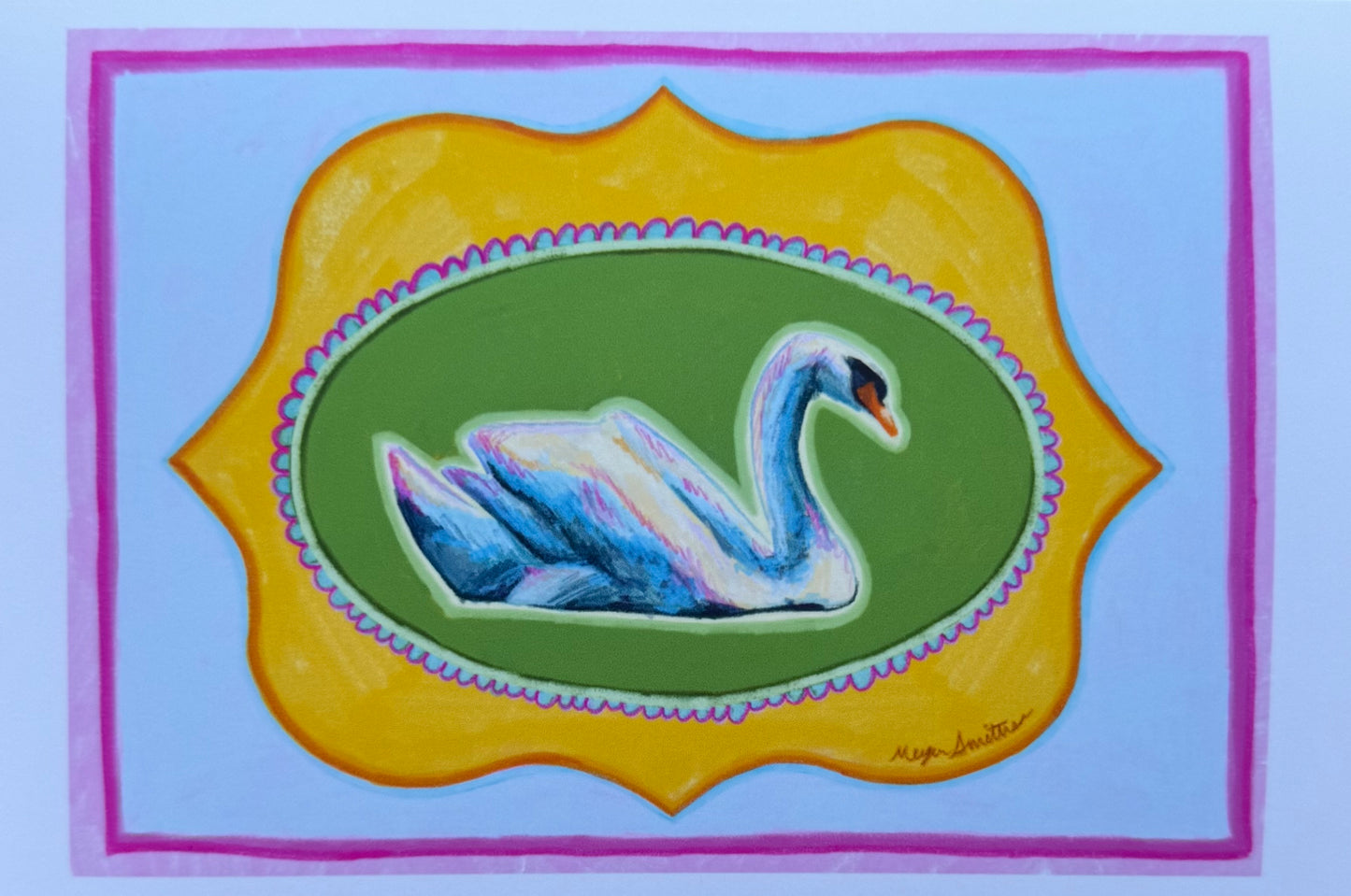 swan lake, 4x6 matte print