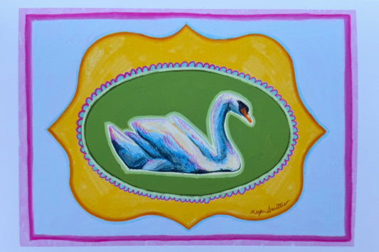 swan lake, 4x6 matte print