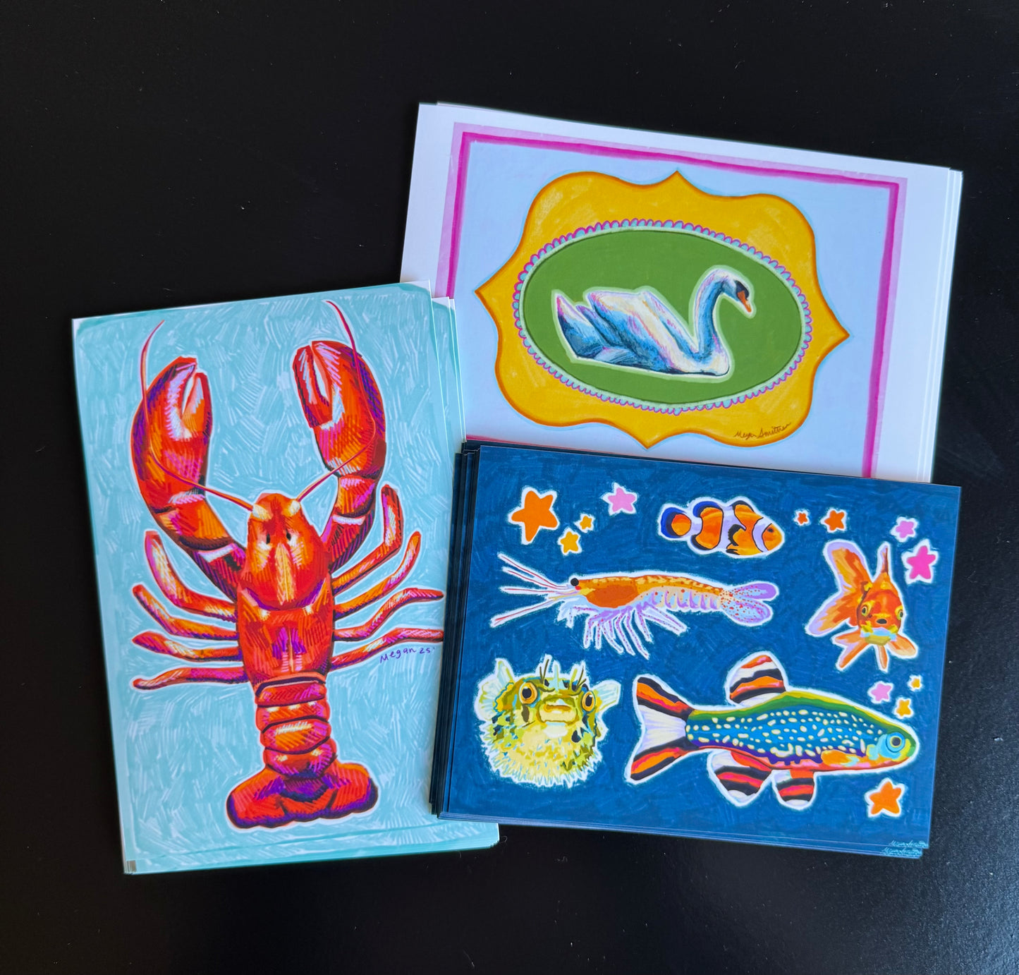 summertime lobster, 4x6 matte print