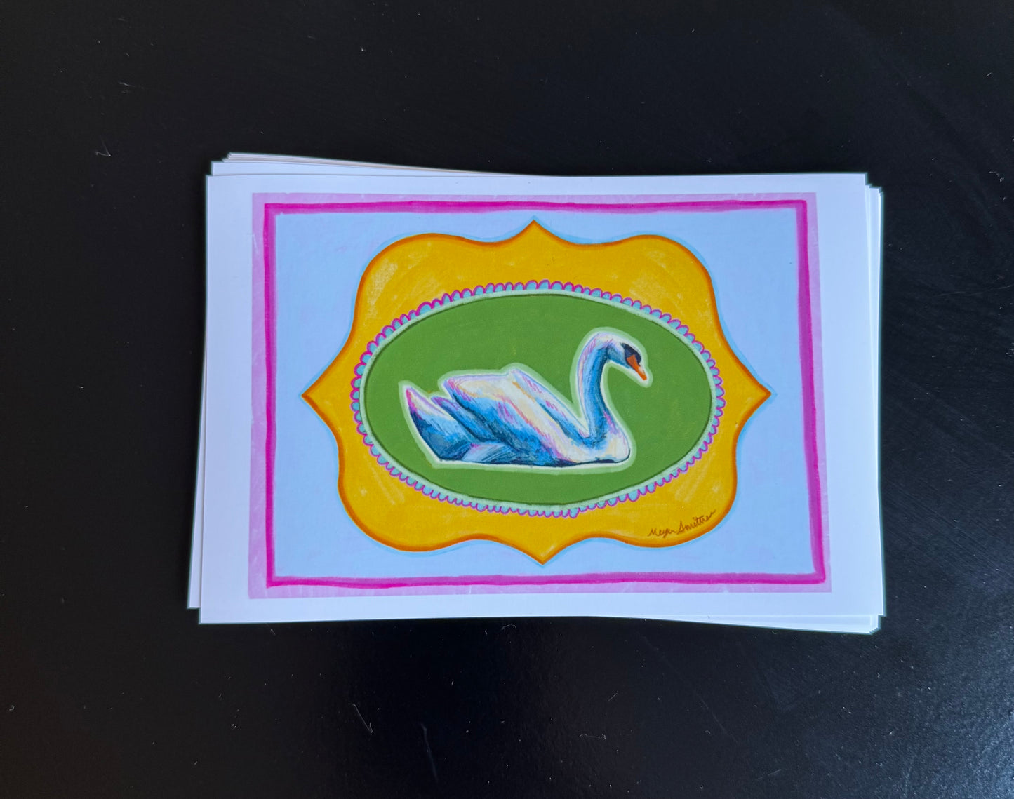 swan lake, 4x6 matte print