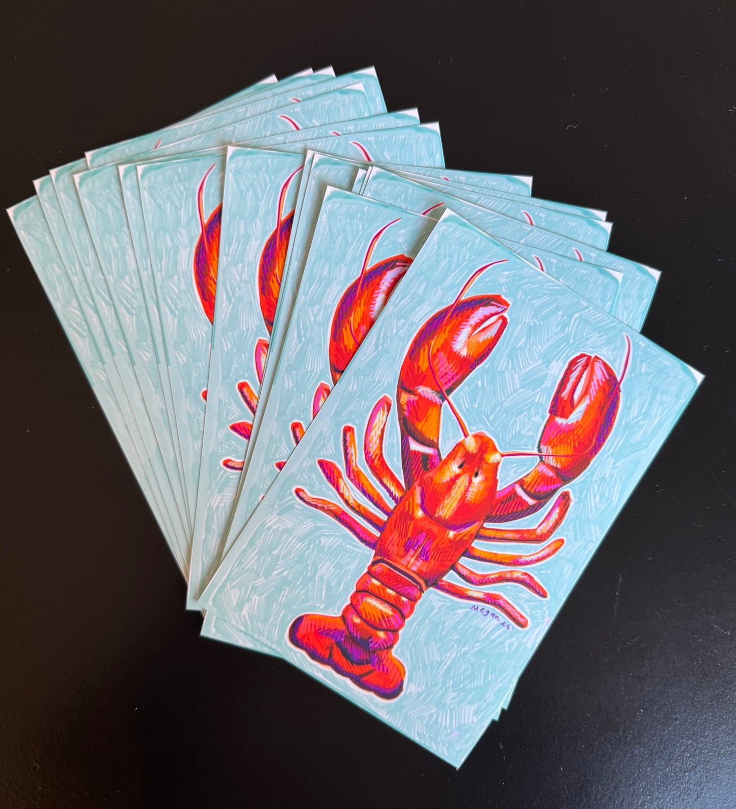 summertime lobster, 4x6 matte print